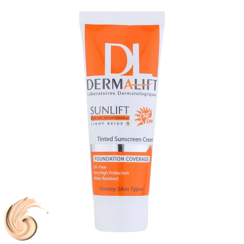 کرم ضد آفتاب نامرئی درمالیفت SUNLIFT Oil-Free