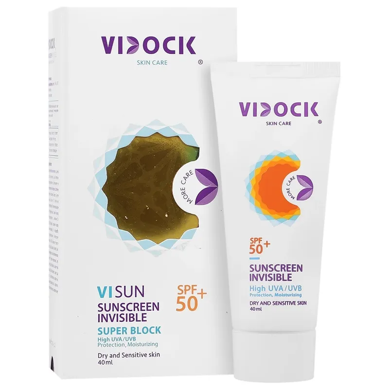 ضد آفتاب بیرنگ نامرئی SPF50+ اویدرم Evisun D
